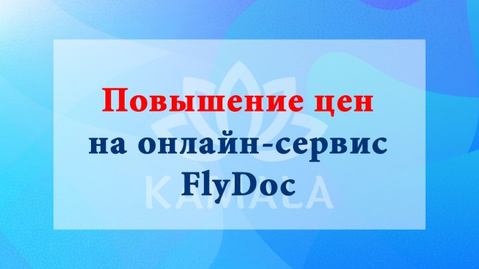 Повышение стоимости онлайн-сервиса FlyDoc